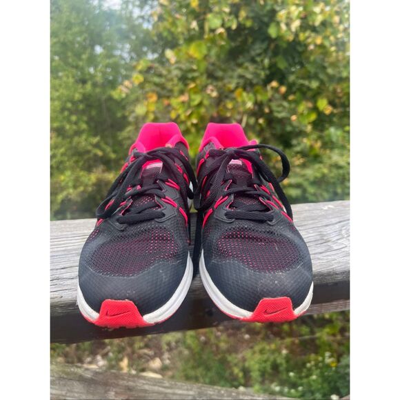 Nike Air Max Dynasty (GS) Black/Metallic Silver/Hypr Pink-Wolf Gray  Sz 6.5 8202 - Picture 7 of 8
